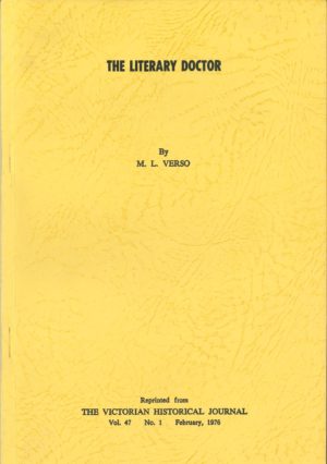 Literary Doctor, The.  By M L Verso