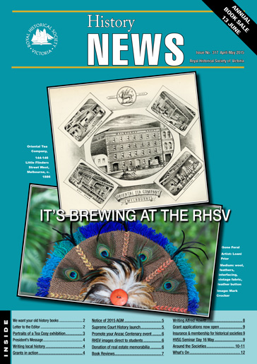 Front Cover of History News Issue 317
