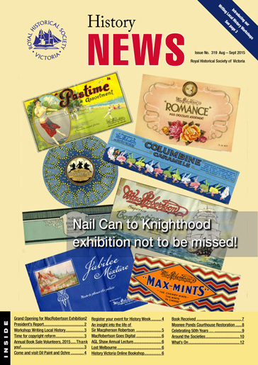 Front Cover of History News Issue 319