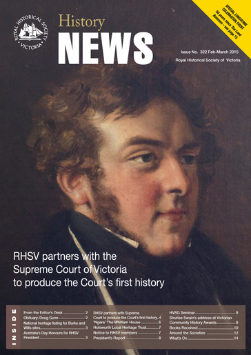 Front Cover of History News Issue 322