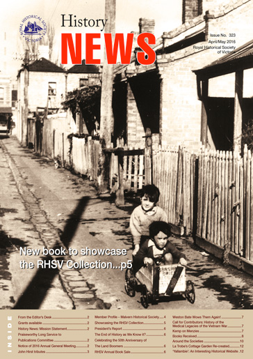Front Cover of History News Issue 323