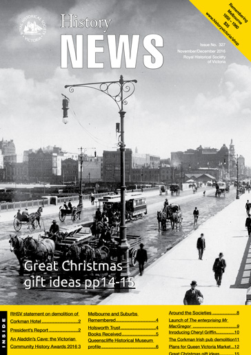 Front Cover of History News Issue 327
