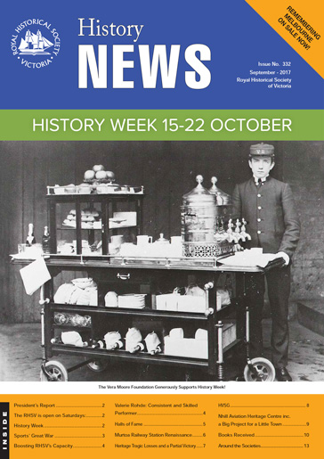 Front Cover of History News Issue 332