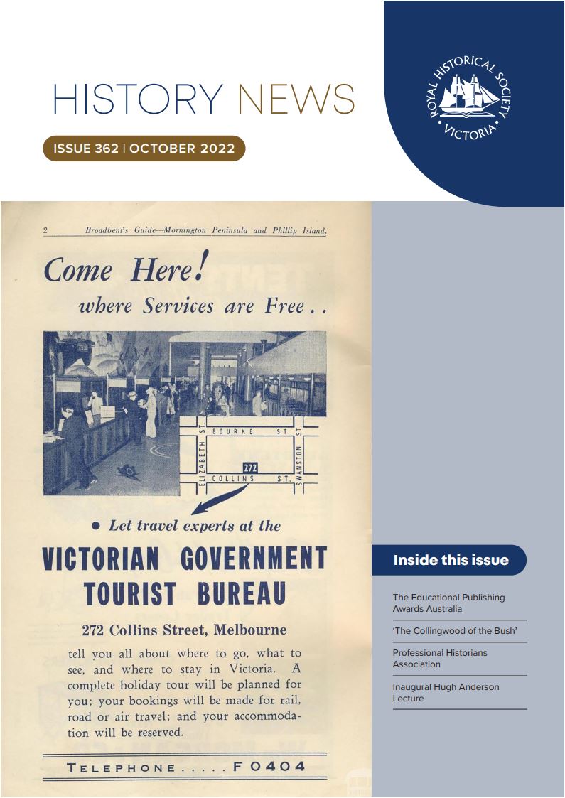Front Cover of History News Issue 334