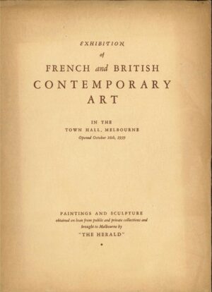 Exhibition of French and British contemporary art organised by Basil Burdett (Second hand book)