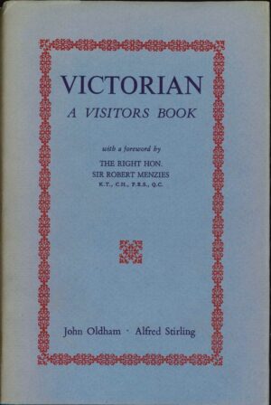 Victorian: A Visitors Book by John Oldham and Alfred Stirling (Second-hand Book)
